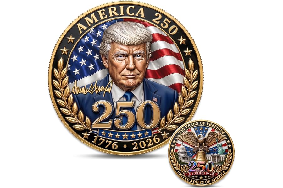 Gift Idea: Trump America 250th Anniversary Challenge Coin