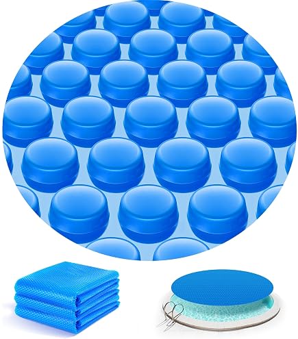 VidaXL Floating Solar Pool Cover - PE Bubble Film 732x366 Cm For Heating & Reducing Evaporation
