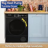 Russell Hobbs Freestanding Heat Pump Tumble Dryer 9kg 15 Programs LED Display view 4