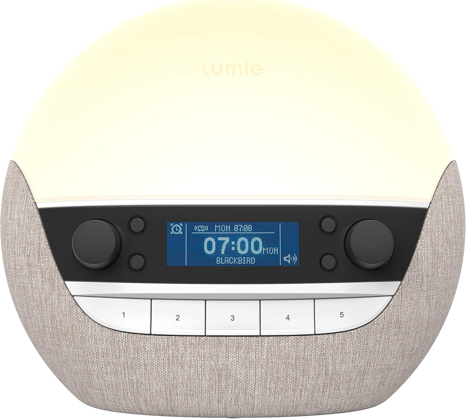 Lumie Bodyclock Luxe 700FM WakeUp Light with FM Radio, Bluetooth
