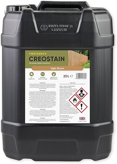 Postsaver Creostain Creocote Oil Based Wood Treatment 20L Light Brown