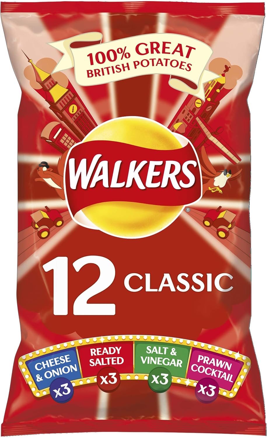 Walkers Classic Variety Crisps 25g Amazon.co.uk Grocery