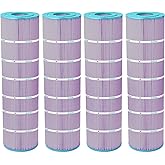 Hurricane Filters 4 Pack HF8418-01P Platinum Purple Spa Filter Cartridge - Replacement for PJANCS200, Unicel C-8418, Filbur FC-0823, Jandy Industries CS 200