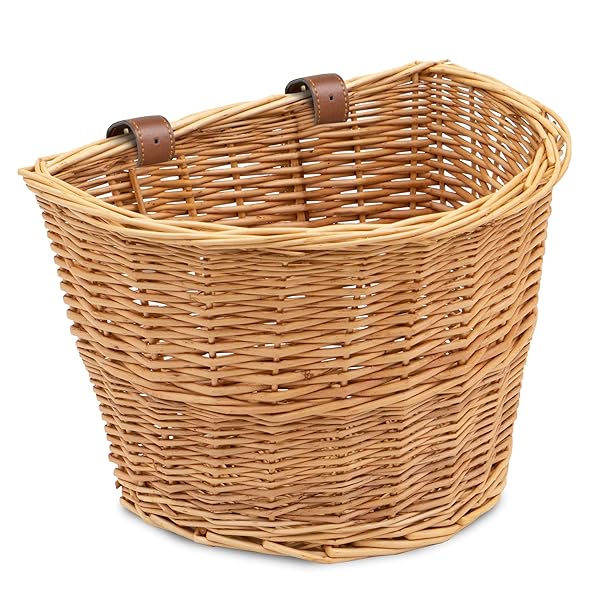 PROSOURCE WICKER BIKE BASKET FRONT CARGO FOR WOMEN...