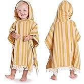 ZICOTO Stylish Hooded Beach Towel for Kids - Extra Soft and Fast Drying Poncho for Toddlers 1-3 Years is Made of Premium Cotton - Perfect Baby Cover Up for Beach Days or Pool and Bath Time Adventures