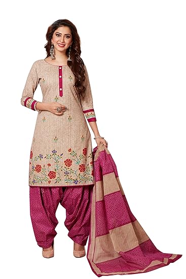 Womens Pure Cotton Printed Fully stitched Salwar Suit