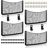 4 Pcs Storage Nets for Campervans, Elastic Trunk Storage Bag with Plastic Frame,Van Motorhome Caravan Boat Car Storage Soluti