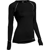 ColdPruf Women's Quest Performance Base Layer Long Sleeve Crew Neck Top