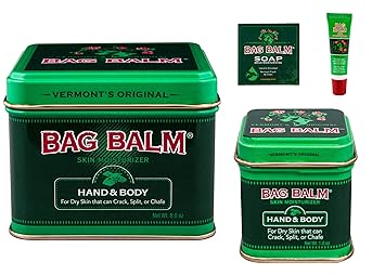 Bag Balm Paquete de 8 onzas, 1 onzas latas, OnThego Tubo y Mega hidratante jabón: Amazon.es: Productos para mascotas