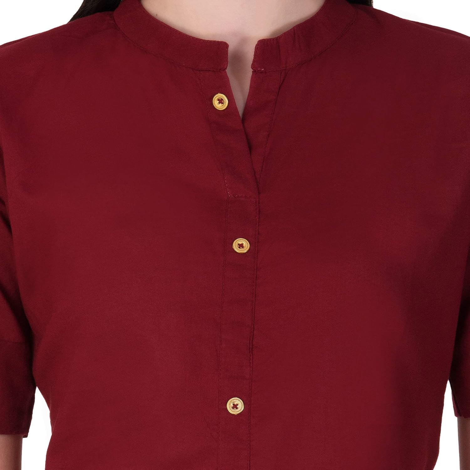 crazora women's cotton kurti with rayon palazzo set