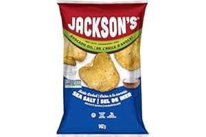 JACKSONS HONEST CHIPS Kettle Chips In Avocado Oil Sea Salt, 142 GR