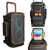 Jeachan Speaker Bag Carry Case Compatible with JBL PartyBox 520, Portable Speaker Carry Bag