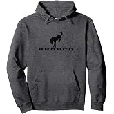 Ford Bronco New Stacked Logo Pullover Hoodie