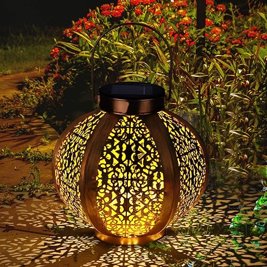bola faroles solares exteriores luz