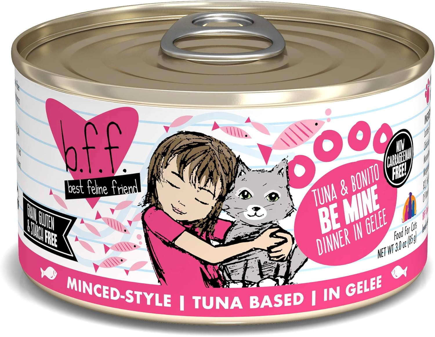 Weruva B.F.F. - Best Feline Friend Grain-Free Natural Canned Wet Cat Food, Original Recipes in Gravy