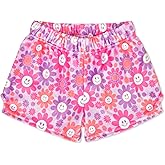 iscream Big Girls Silky Soft Pretty Print Plush Fleece Shorts - Boho Bliss Collection
