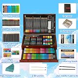KINSPORY 146 PCS Art Set Deluxe Painting Case for Kids Teens 4 12 view 2