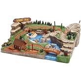 Outside Inside - Hand Painted Summit Trail Cribbage Board