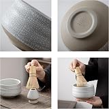 TEANAGOO Matcha Set 7 pcs Chawan Chasen Chashaku Sieve Stand Holder view 3