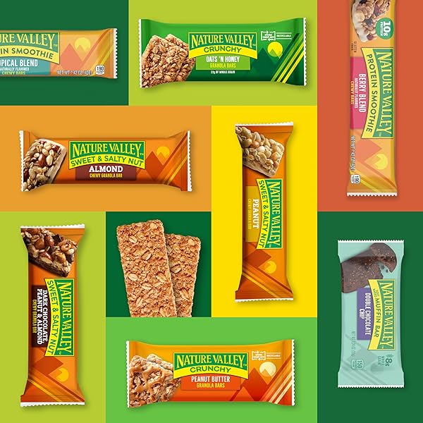 NATURE VALLEY SOFT BAKED OATMEAL SQUARES, CINNAMON BROWN SUGAR, 20 BARS, 24.8 OZ