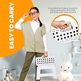 Utopia Home Folding Step Stool 9 Inch Portable Anti Slip Surface 300 lbs view 5