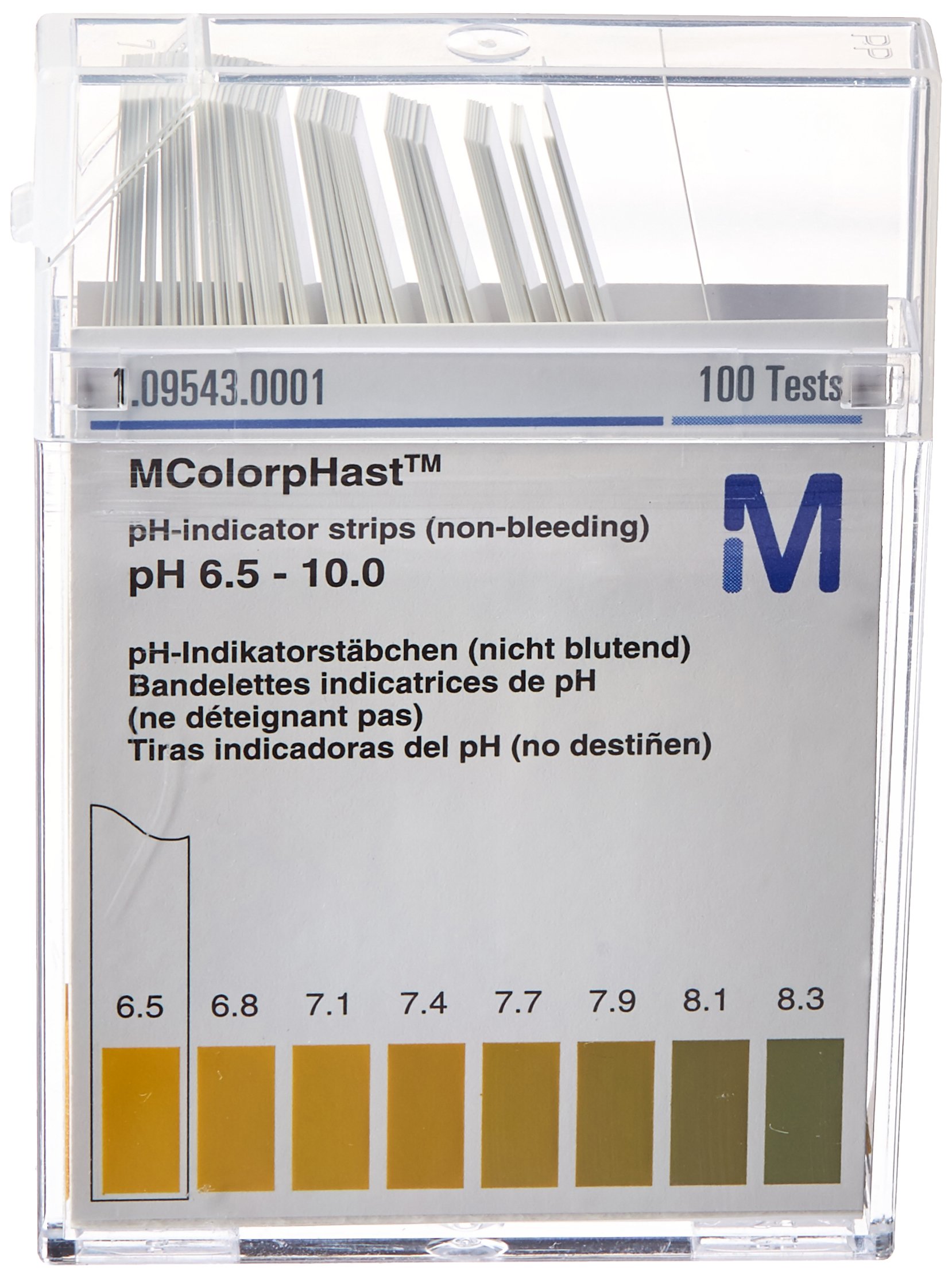 EMD Millipore MColorpHast 1.09543.0007 NonBleeding pHIndicator Strip