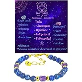 Ayriwoyi Zodiac Bracelets for Women 12 Constellations Healing Crystal Shiny Facet Beads Birthstone Bracelet Birthday Inspirational Gifts for Women Horoscope Astrological Bracelet