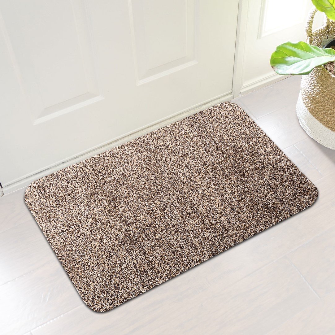 Indoor Super Absorbs Mud Doormat Latex Backing Non Slip Door Mat for