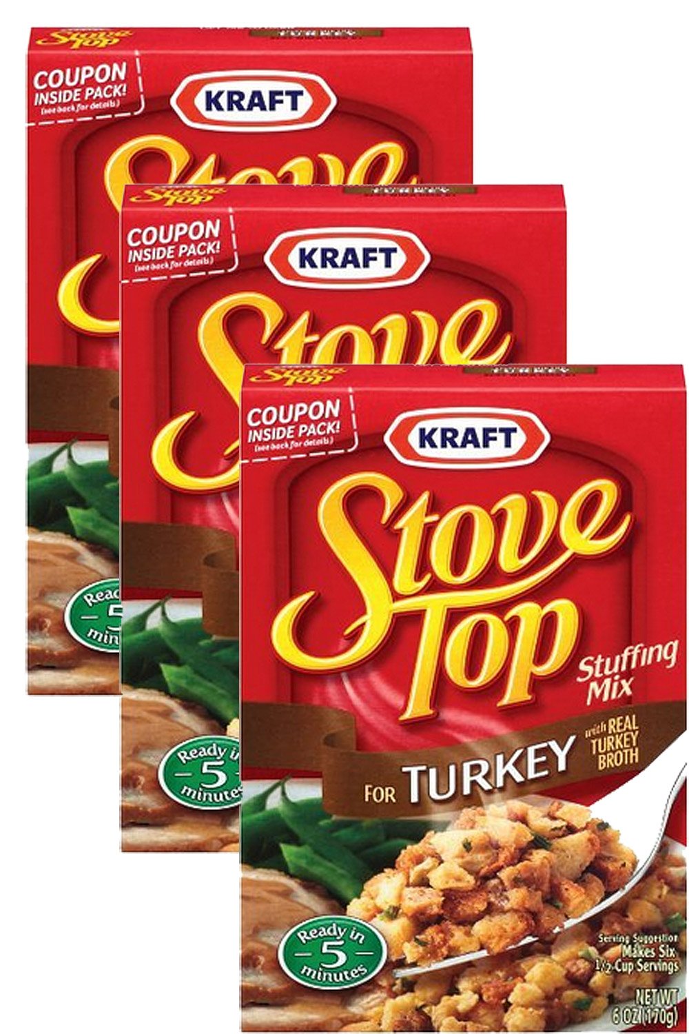 Kraft Stove Top Turkey Stuffing Mix (3pack) Buy Online in United Arab