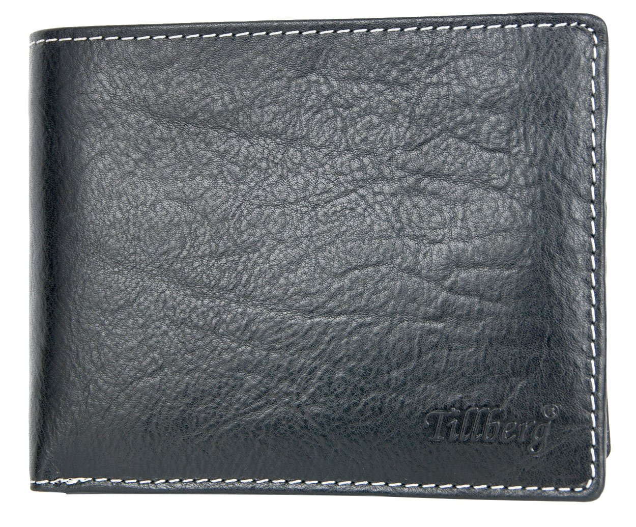 Black Large Genuine Leather Wallet Tillberg