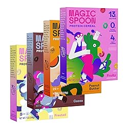 Magic Spoon Cereal, Variety 4-Pack of Cereal - Keto