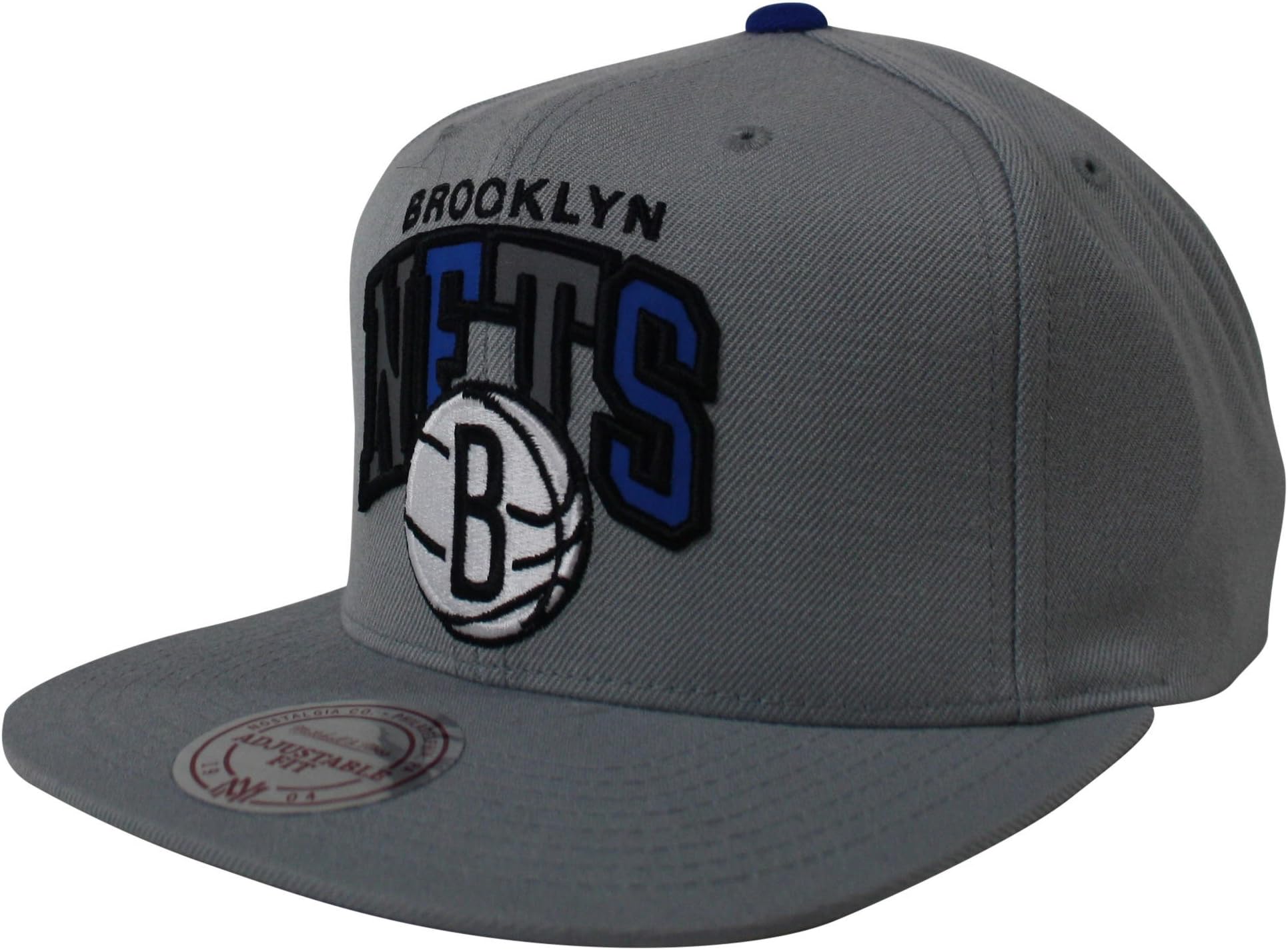Mitchell and Ness Brooklyn Nets Tri Arch Snapback