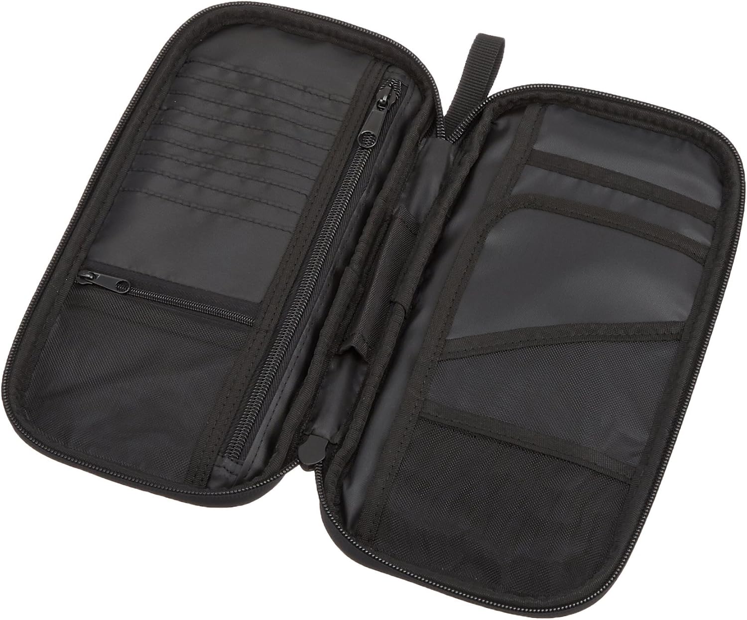  | Basics RFID Travel Passport Wallet Organizer - 10 x 5 Inches, Black | Passport Wallets