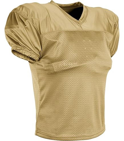 Hardkor Sports Mesh Stretch Football Jersey - Customizable Youth Medium, Forest Green & White, Dazzle Style