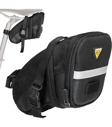 Amazon.com: Topeak TC2471B Aero Wedge Pack with Strap Mount, Micro