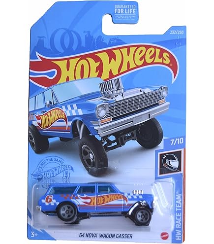 Amazon.com: Hot Wheels '64 Nova Wagon Gasser Truck Die Cast Car