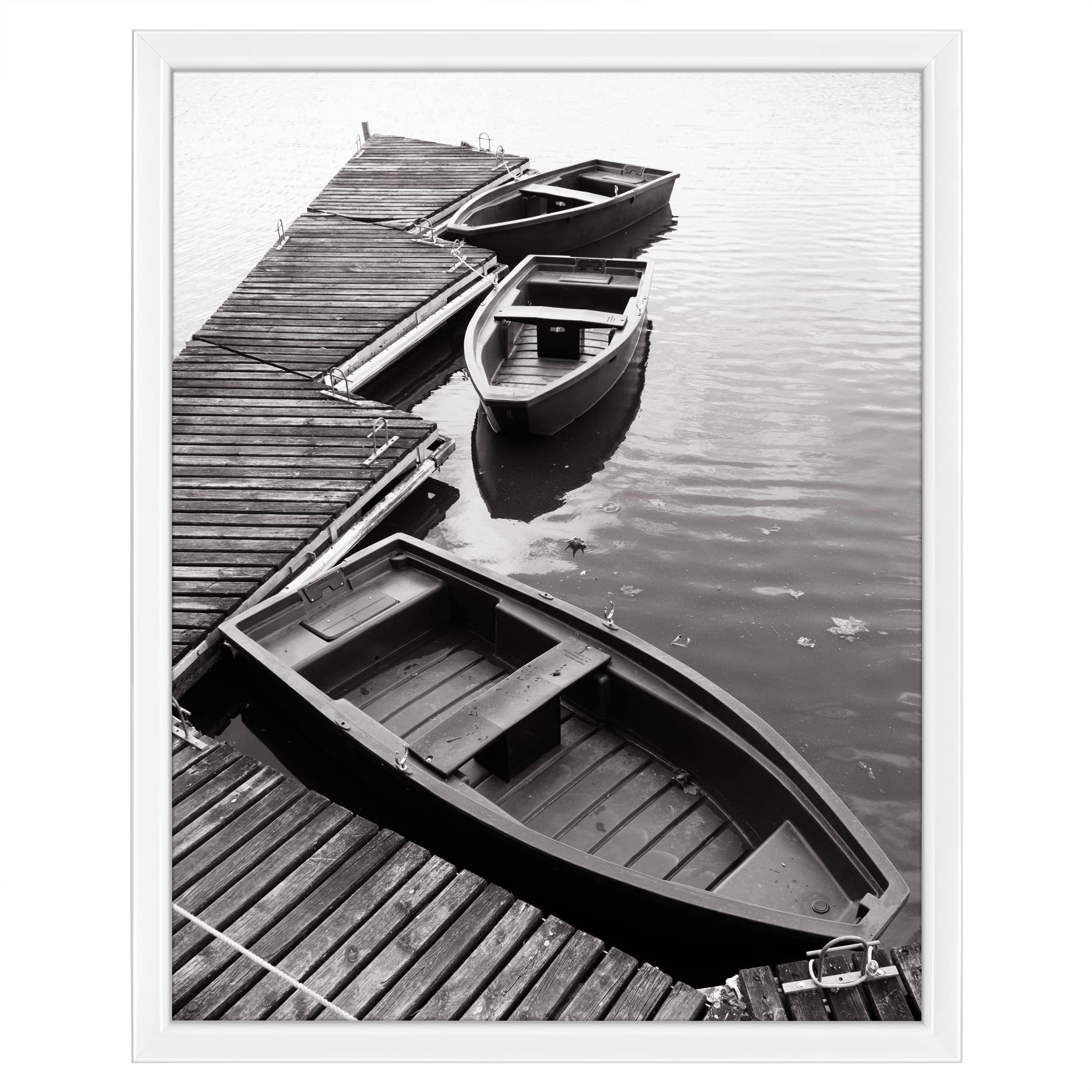 Photo 1 of Giverny 11x14 Picture Frames, White Photo Frames for Wall Mounting, Simple Design Glossy Finish Frame Perfect for Home Decoration, Office, Hotel and Various Ceremonies Praties