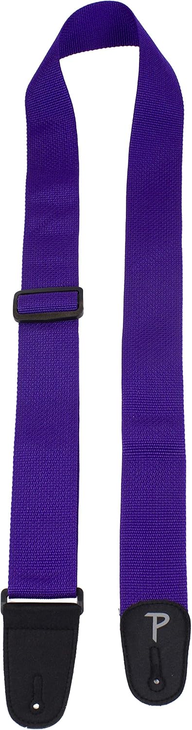 Perri's Leathers AWS-1812 Guitar Strap, Purple, 58" - Image 4