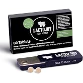 LactoJoy Lactase Pills 14,500 I 80 Pieces I Powerful Lactase Enzymes for Lactose Intolerance I Ultra Pure Lactase for Improved Digestion I No Silicon Dioxide, No Artificial Flavors, No Sucralose