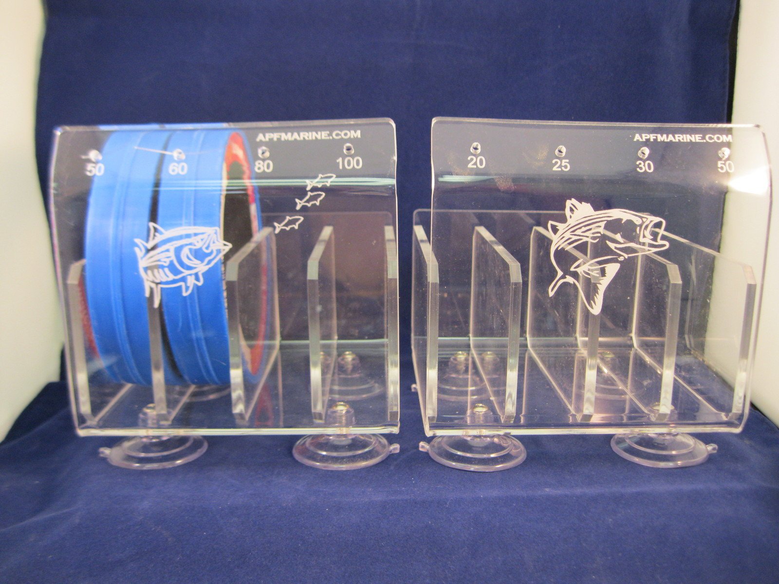 APF Marine Fluorocarbon Leader Spool Holder Dispenser Organizer fishing