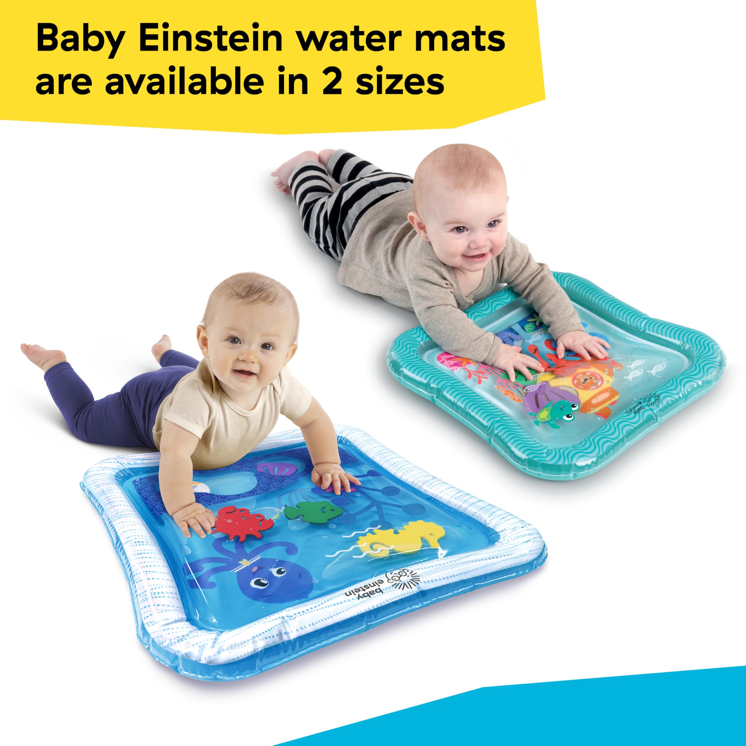 Baby Einstein Opus's Ocean of Discovery Water Play Mat, Mess-Free Activity & Sensory Toy, Opus the Octopus, Blue, Newborn +