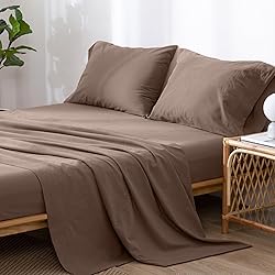 MooMee Bedding Sheet Set 100% Washed Cotton Linen