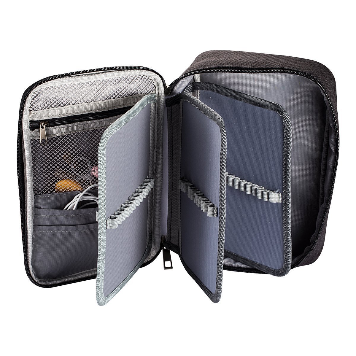 LONTG Large Colored Pencil Case Big Capacity Pen Bag Multi-Layer Pencil Case Pen Organiser Zipped Art Supplies Storage Pouch Case for Artist Students Sketch Drawing Pencils Holder 72 Slots