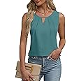 Blooming Jelly Womens Summer Tank Top Sleeveless Business Casual Outfits 2025 Basic Loose Dressy Work Shirt