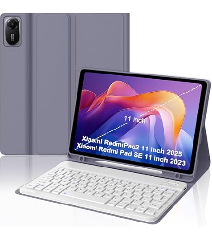 Amazon.com: Lemore for Redmi Pad Pro Keyboard with Case and Mouse