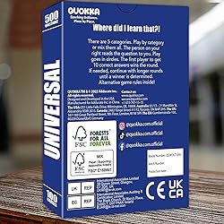 QUOKKA Trivia Games for Adults with 500 Questions