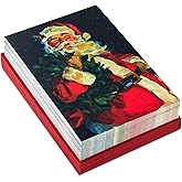 Hallmark Boxed Christmas Cards, Classic Santa Claus (40 Cards and 40 Envelopes) Magic, Wonder, Laughter, Fun
