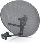 Viewi SSL Zone 2 Satellite Dish 80x60cm Wideband LNB Sky Q HD FreeSat Hotbird