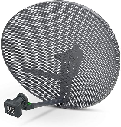 Viewi SSL Zone 2 Satellite Dish 80x60cm Wideband LNB Sky Q HD FreeSat Hotbird