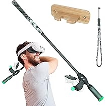 DriVR Elite VR Golf Club Handle Attachment - Carbon Fiber VR Golf
